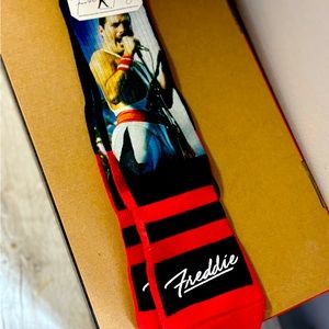 Freddy Mercury good luck socks 🧦 greatest voice of all time ..!! QUEEN 🤘